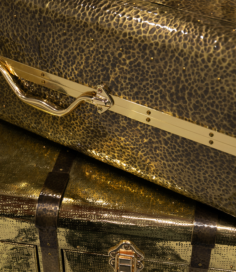 Boheme Safe - Unique Gold Safe - Home'Society