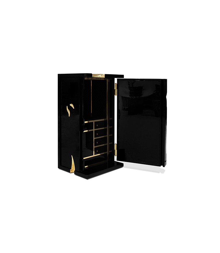 Millionaire Safe - Gold Luxury with Silver Plated Gear-Wheel - Home'Society