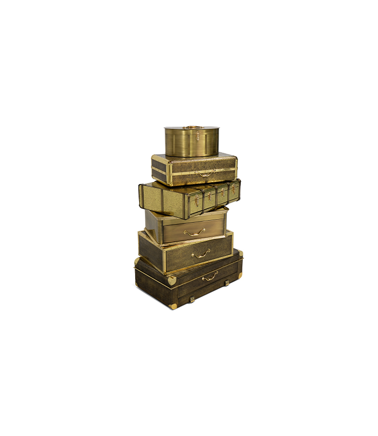 Boheme Safe - Unique Gold Safe - Home'Society