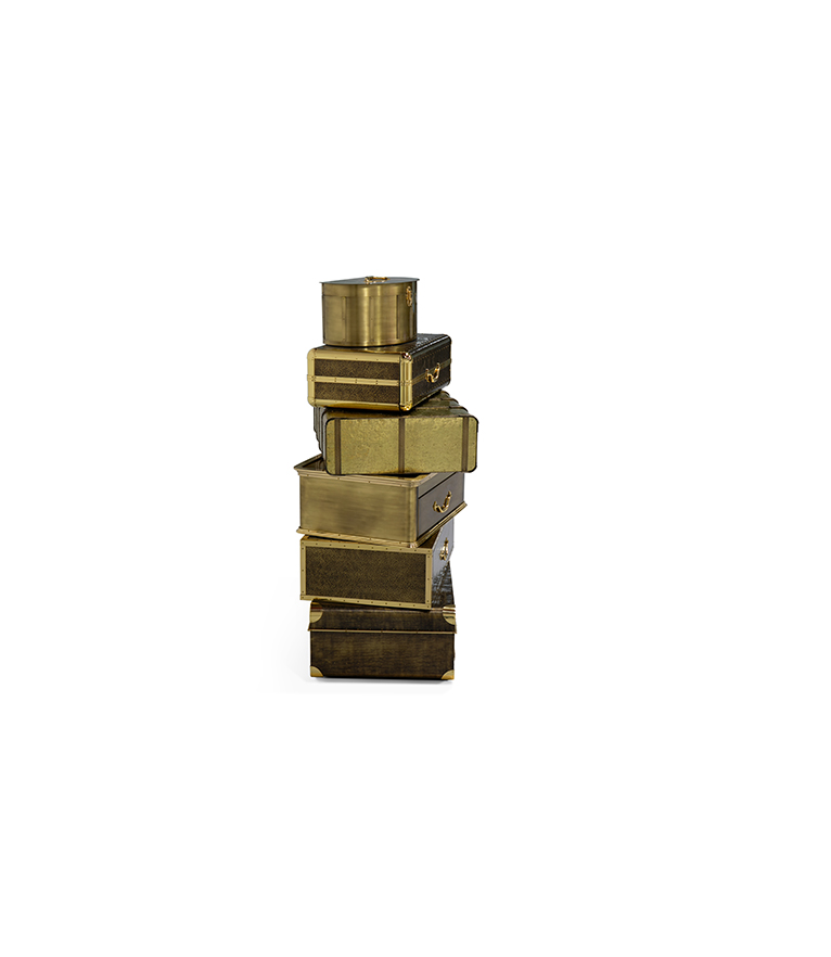 Boheme Safe - Unique Gold Safe - Home'Society