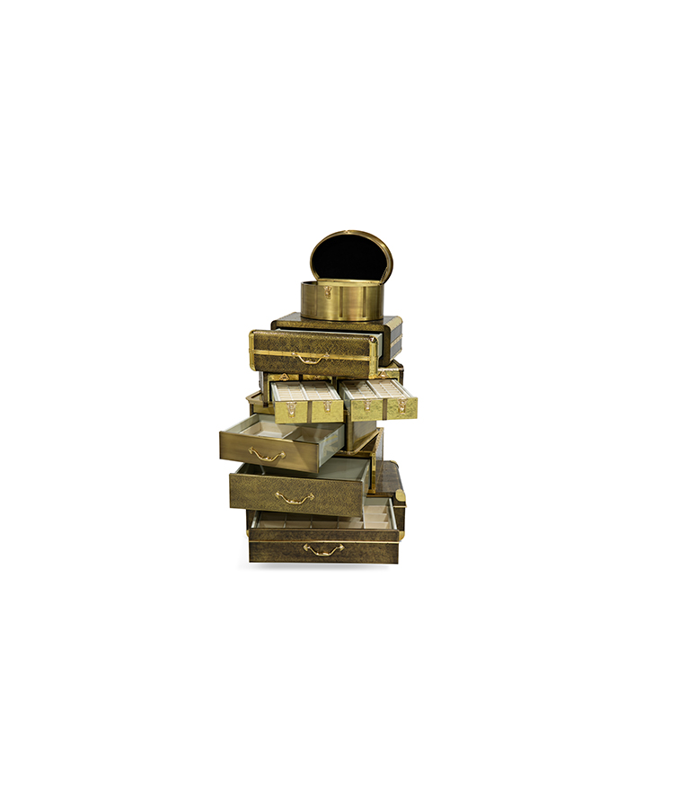 Boheme Safe - Unique Gold Safe - Home'Society