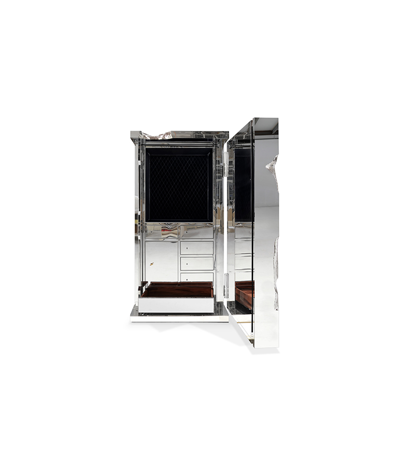 Millionaire Safe - Gold Luxury with Silver Plated Gear-Wheel - Home'Society