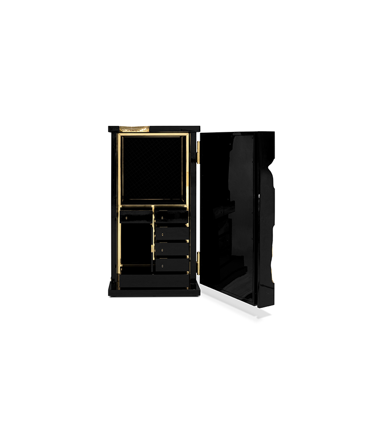 Millionaire Safe - Gold Luxury with Silver Plated Gear-Wheel - Home'Society