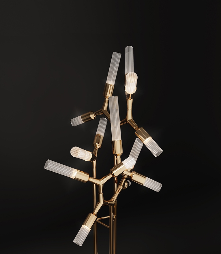 Shard Floor Lamp - With Fine and Exclusive Design - Home'Society
