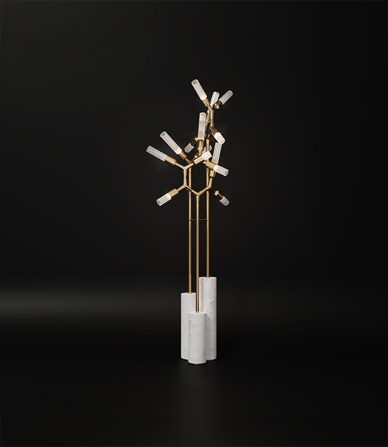 Shard Floor Lamp - With Fine and Exclusive Design - Home'Society