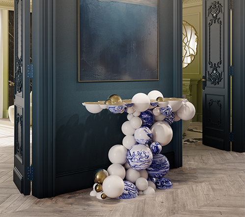 Breathtaking Hallway Set With Hammered Brass Wall Light - Home'Society