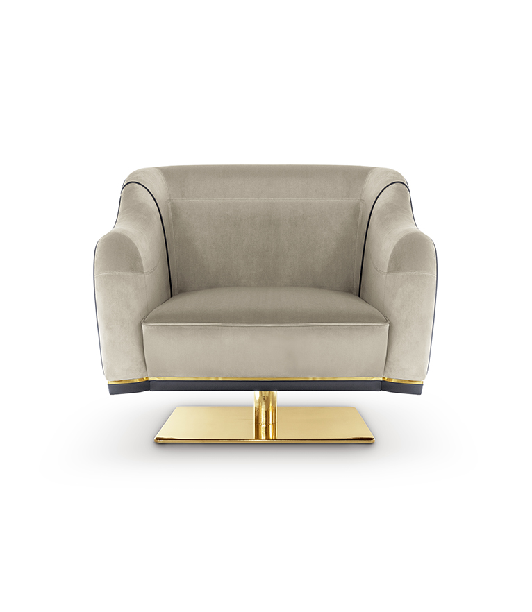 Saboteur Swivel Single Sofa - With Impeccable Design Features - Home'Society