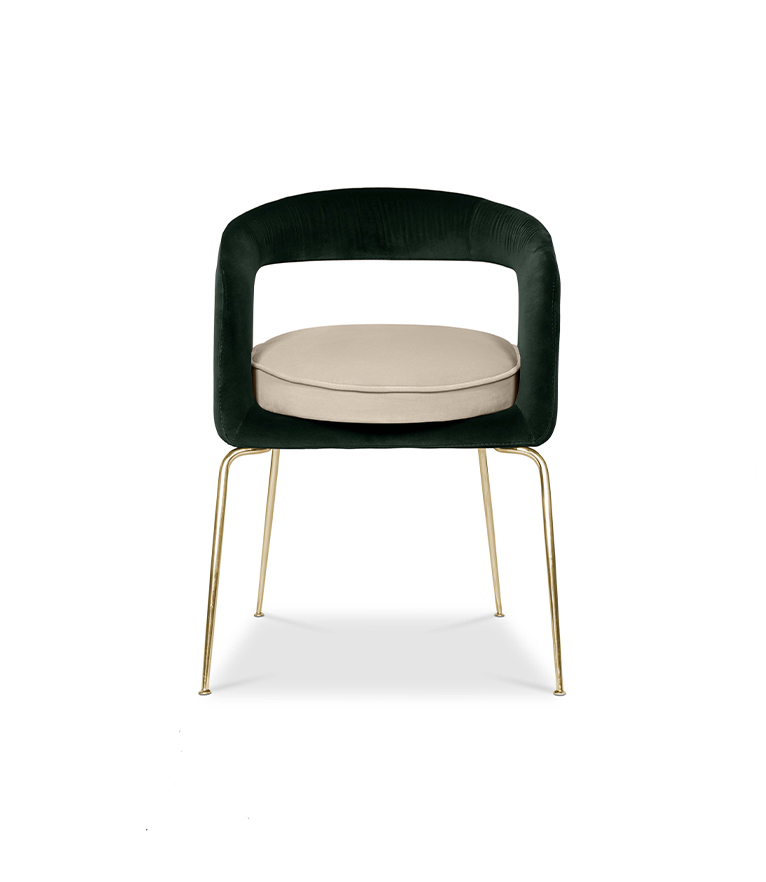 Ellen Dining Chair: Luxurious Upholstered In Velvet - Home'Society