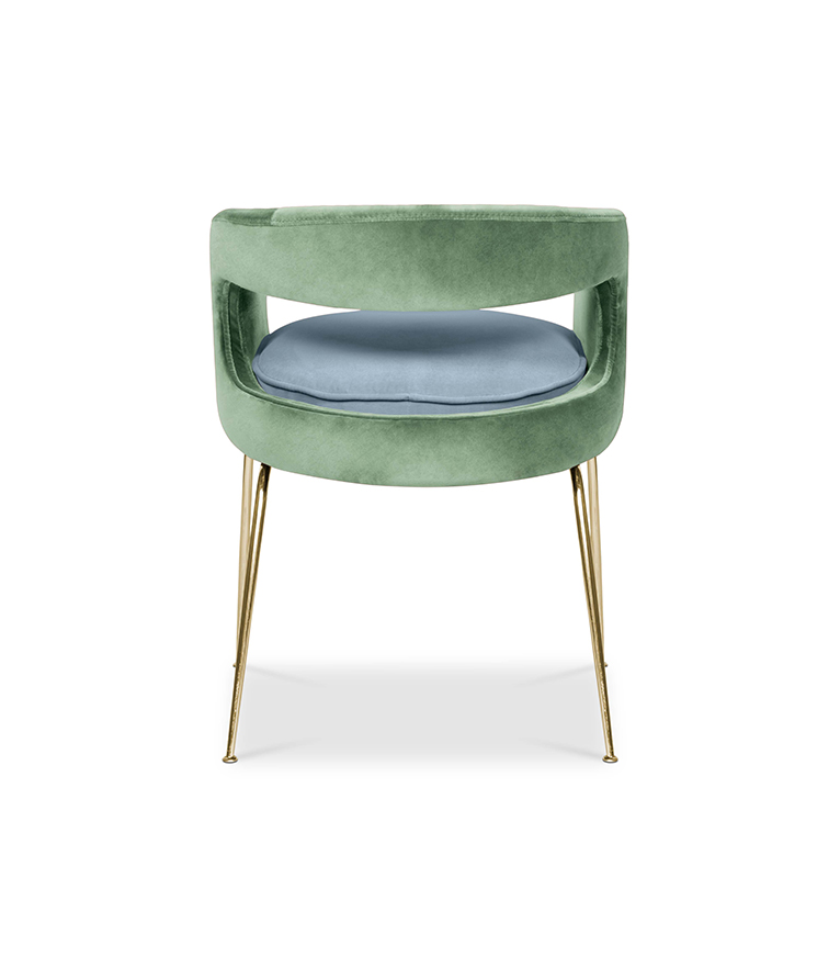 Ellen Dining Chair: Luxurious Upholstered In Velvet - Home'Society