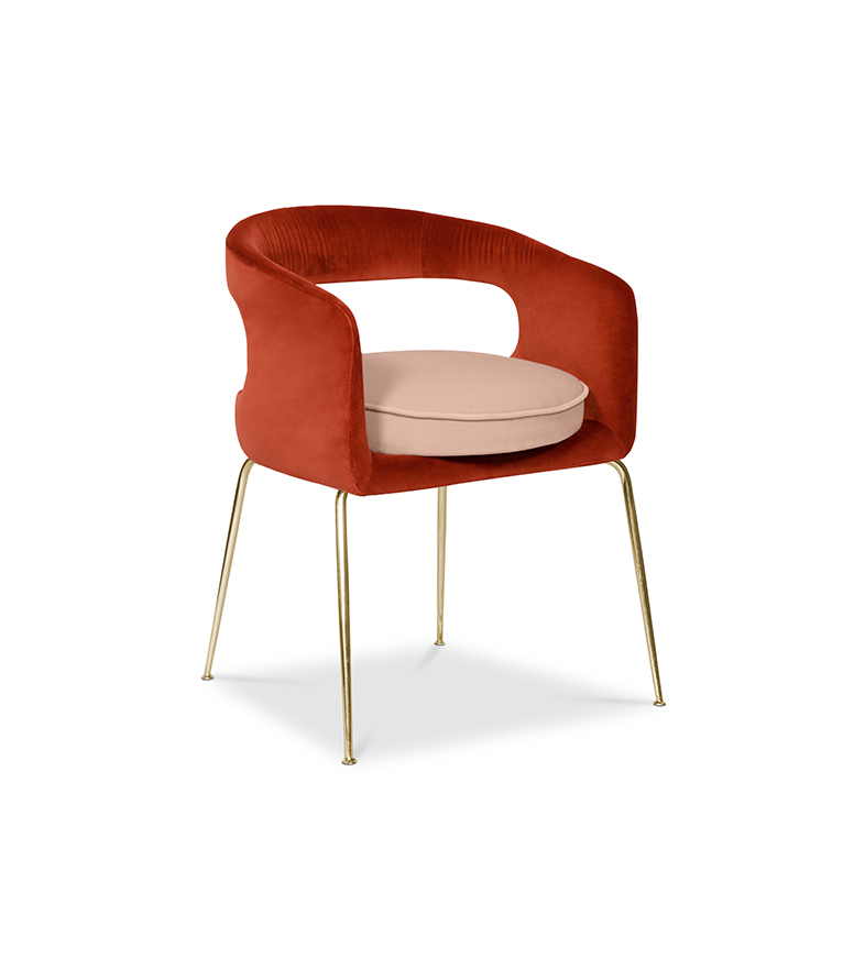 Ellen Dining Chair: Luxurious Upholstered In Velvet - Home'Society