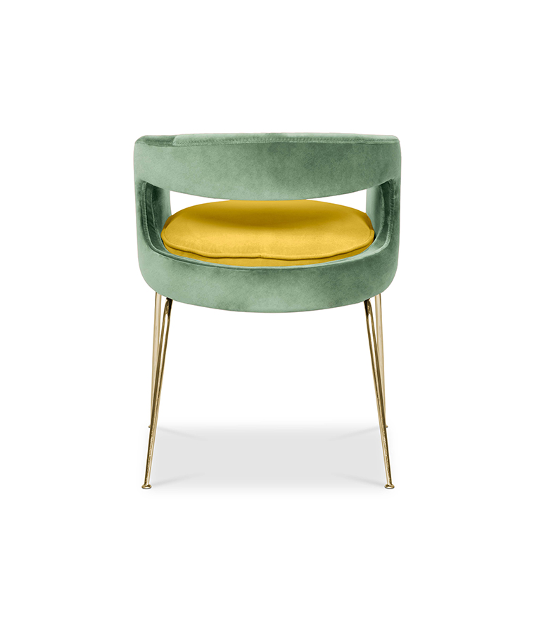 Ellen Dining Chair: Luxurious Upholstered In Velvet - Home'Society