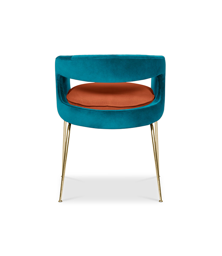 Ellen Dining Chair: Luxurious Upholstered In Velvet - Home'Society