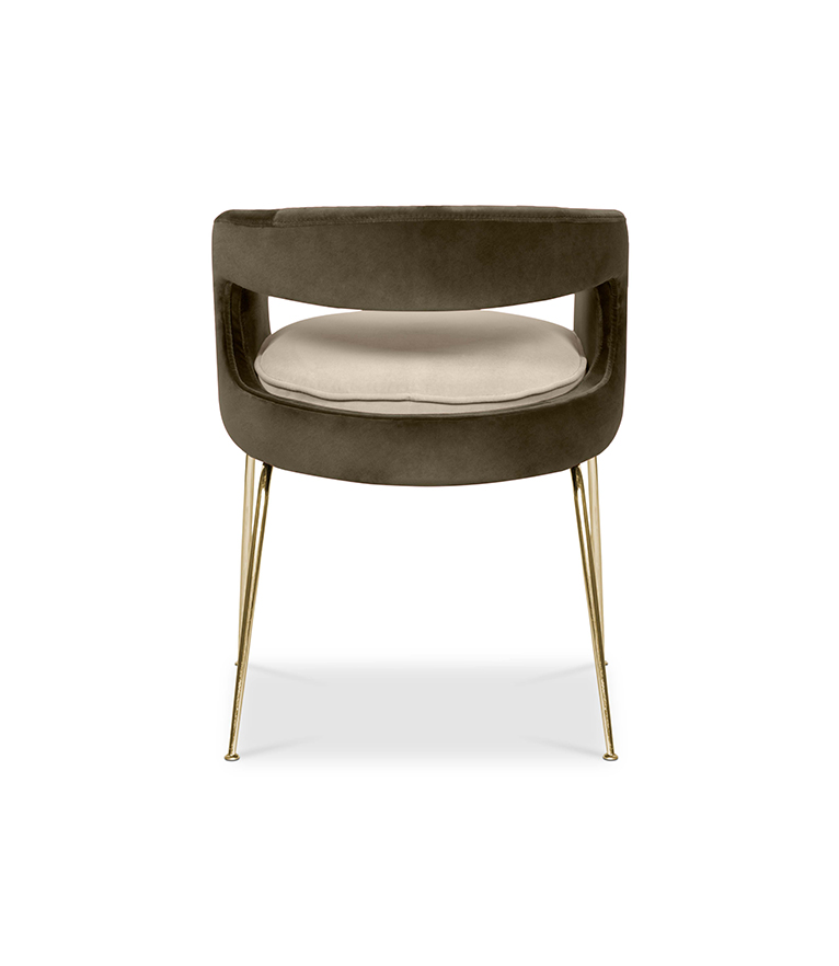 Ellen Dining Chair: Luxurious Upholstered In Velvet - Home'Society