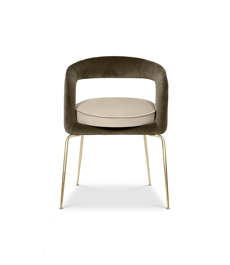Ellen Dining Chair: Luxurious Upholstered In Velvet - Home'Society