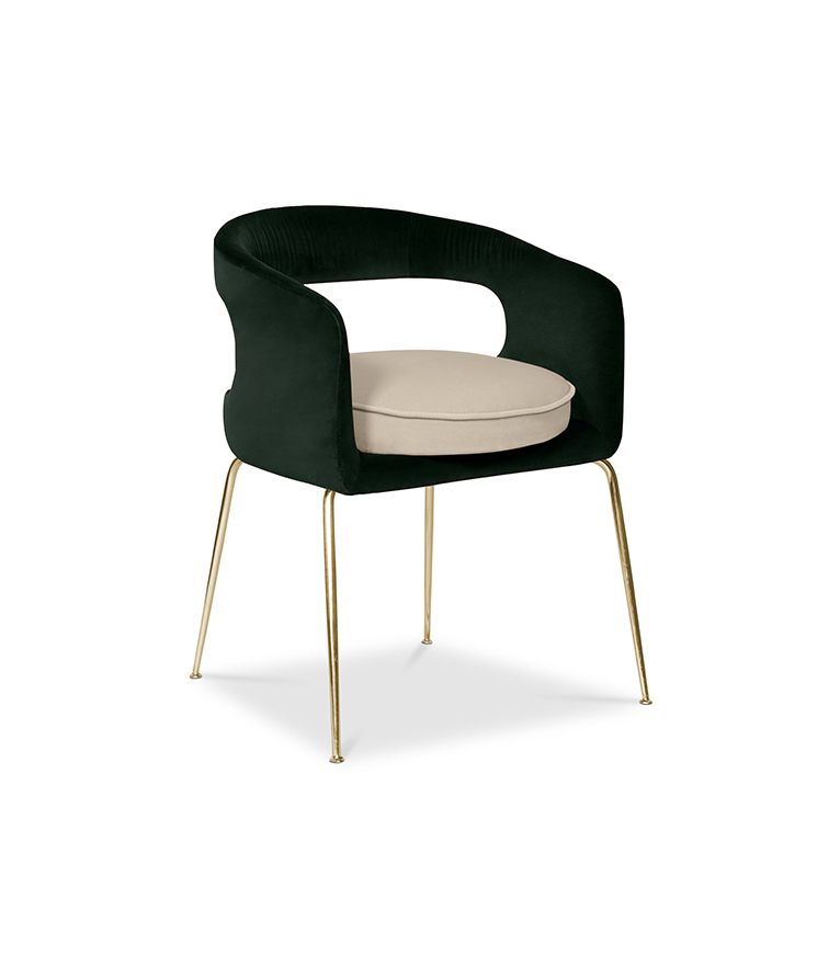 Ellen Dining Chair: Luxurious Upholstered In Velvet - Home'Society