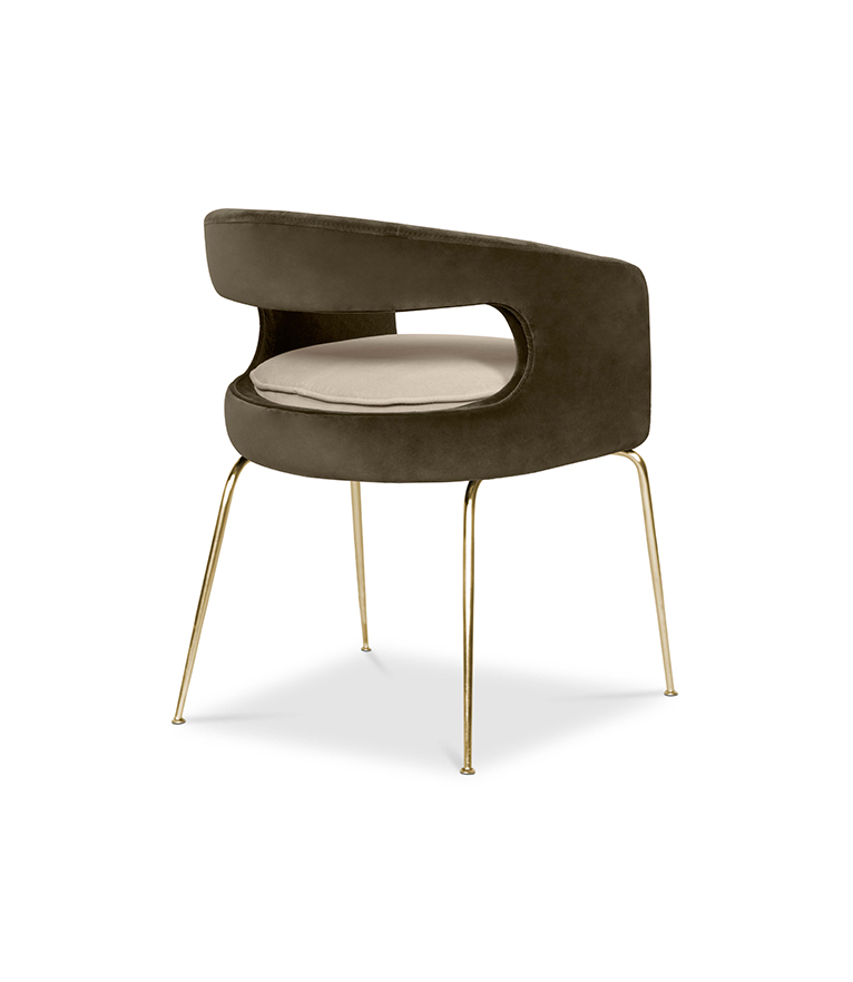 Ellen Dining Chair: Luxurious Upholstered In Velvet - Home'Society