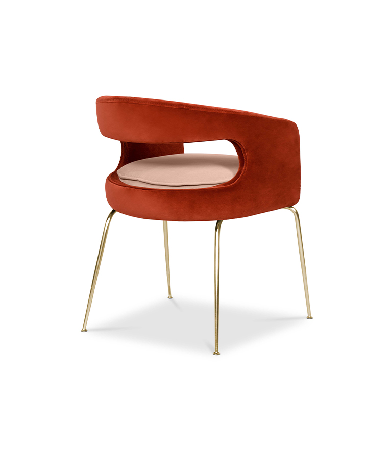 Ellen Dining Chair: Luxurious Upholstered In Velvet - Home'Society