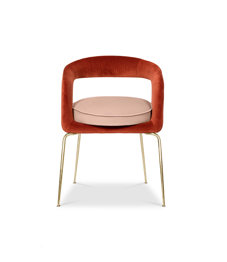 Ellen Dining Chair: Luxurious Upholstered In Velvet - Home'Society