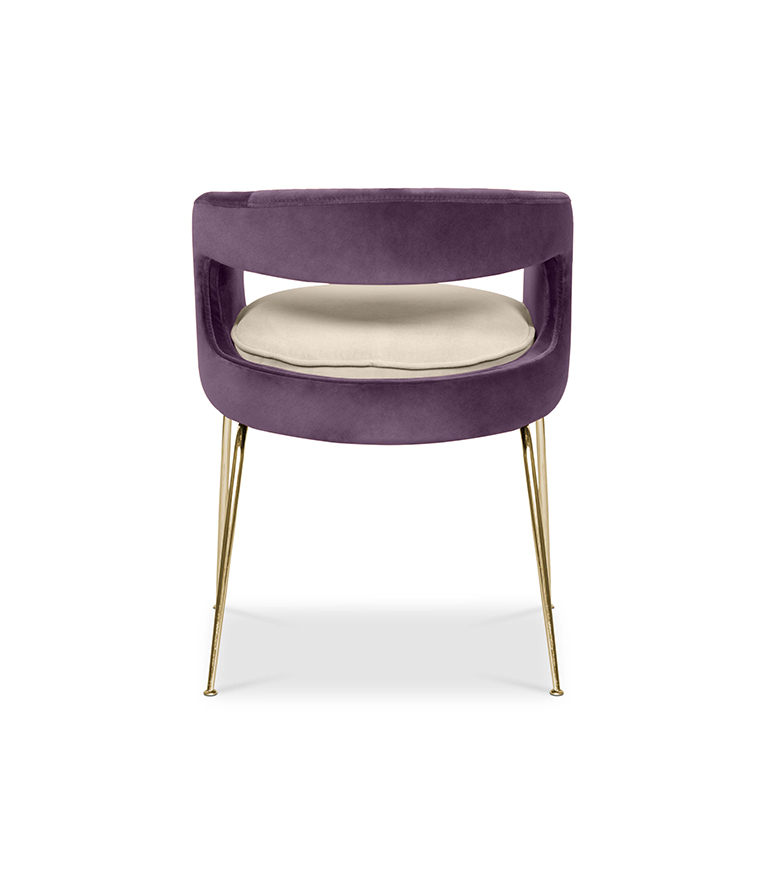 Ellen Dining Chair: Luxurious Upholstered In Velvet - Home'Society
