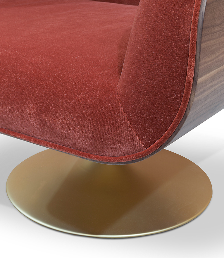 Virginia Armchair: Upholstered in High-quality Velvet - Home'Society