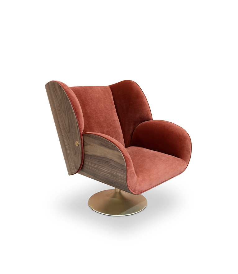 Virginia Armchair: Upholstered in High-quality Velvet - Home'Society