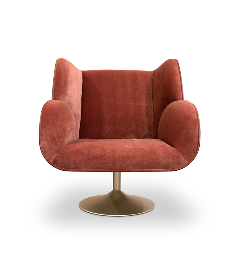 Virginia Armchair: Upholstered in High-quality Velvet - Home'Society