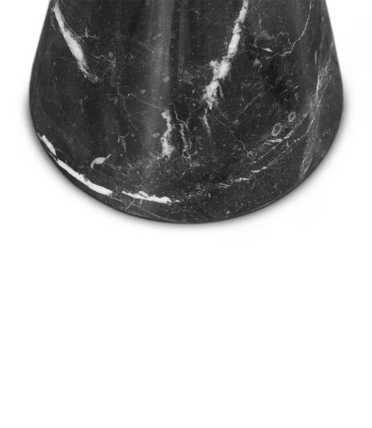 Vinicius Side Table: Made Of Nero Marquina and Estremoz Marble - Home'Society