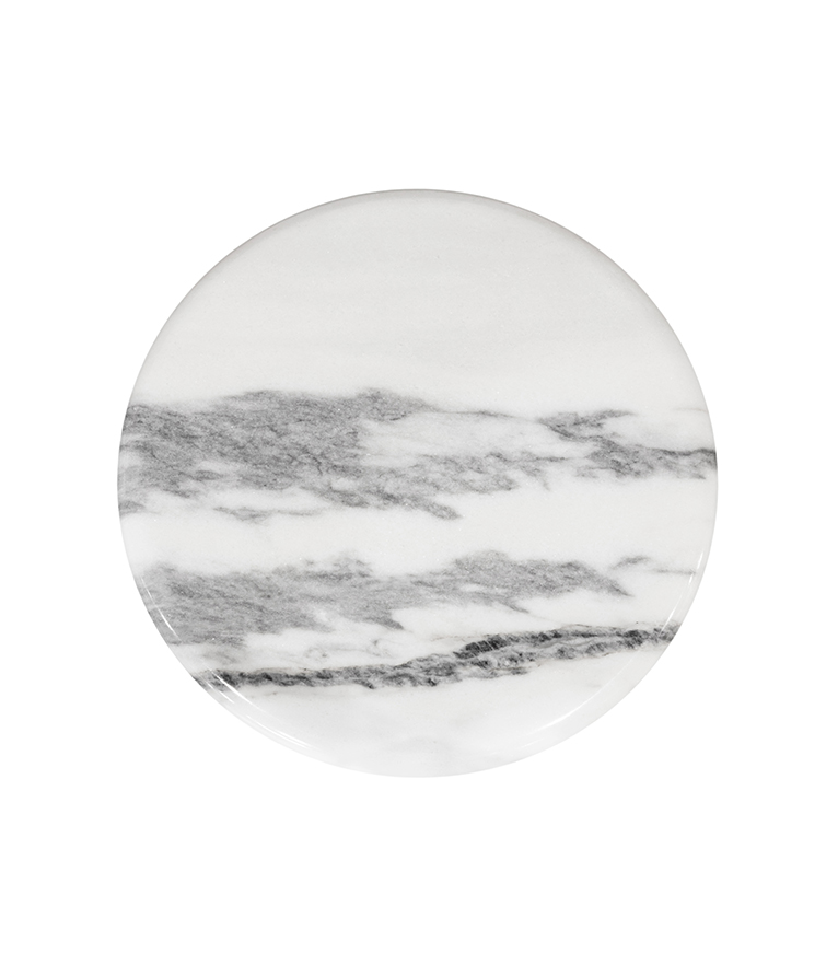 Vinicius Side Table: Made Of Nero Marquina and Estremoz Marble - Home'Society