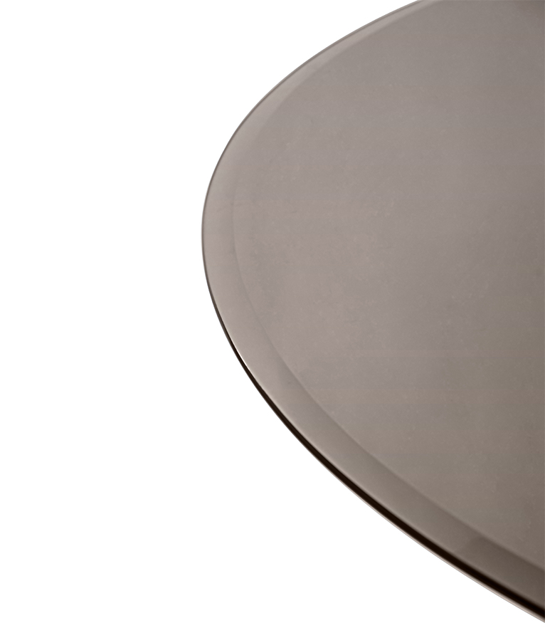 Vinicius Dining Table: In Solid Marble and Curvy Hourglass Shape - Home'Society