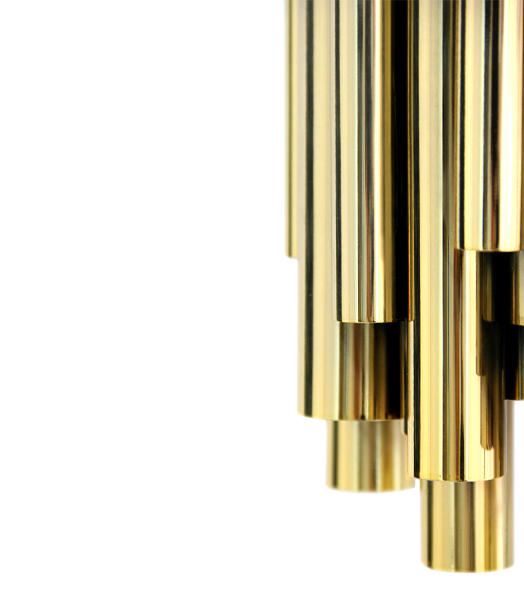 Brubeck XL Wall Light: The Deliciously Astounding in Golden Brass - Home'Society