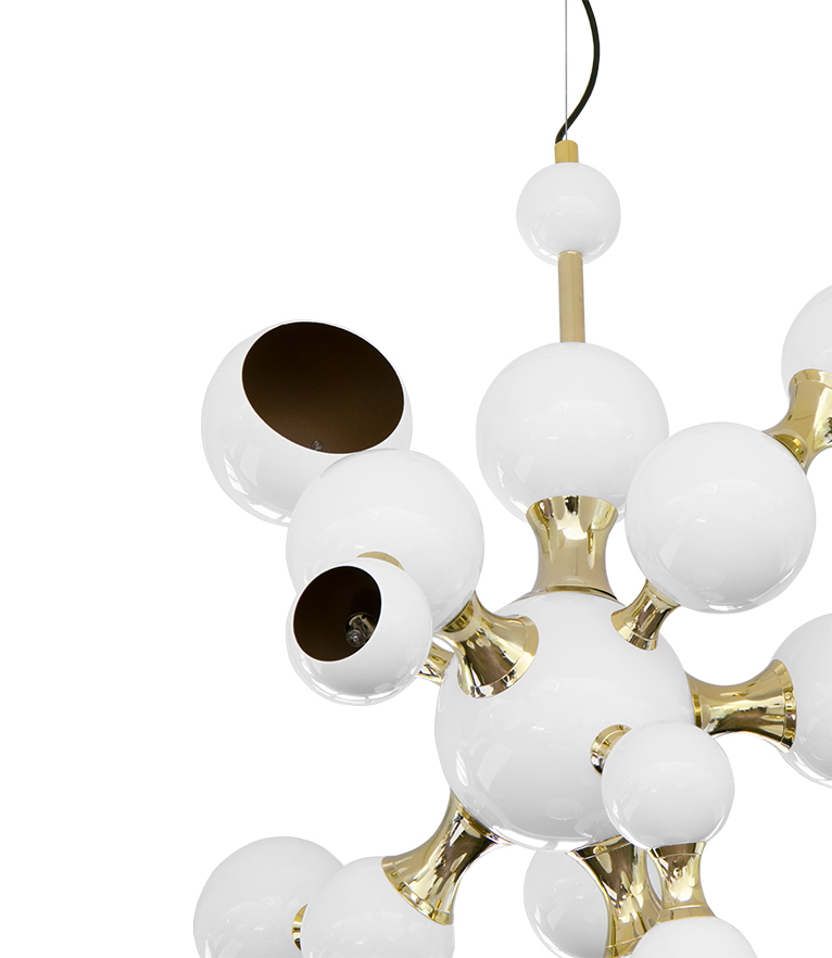 Atomic Pendant Light: With Gold-Plated Finishes For A Contemporary Design - Home'Society