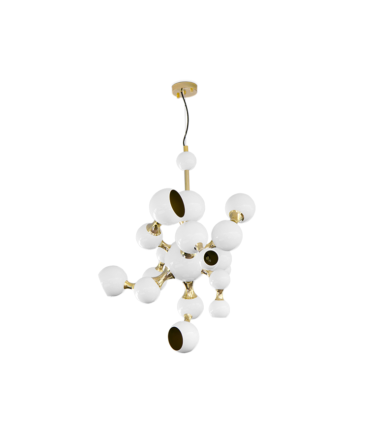 Atomic Pendant Light: With Gold-Plated Finishes For A Contemporary Design - Home'Society