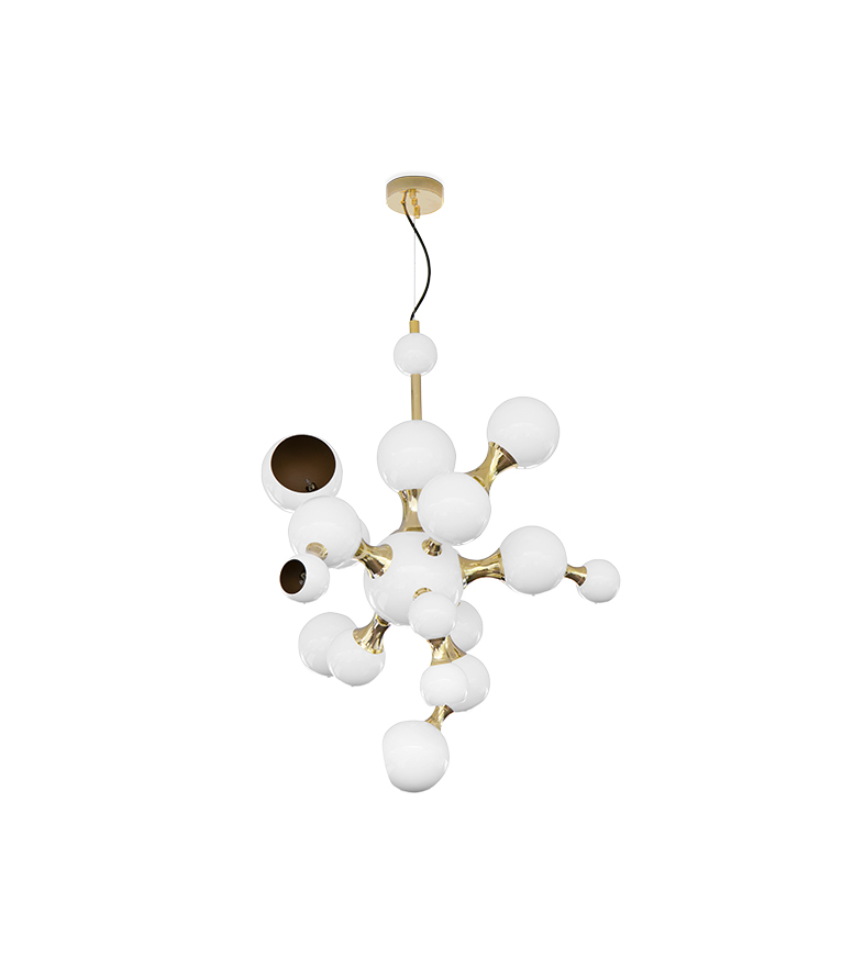Atomic Pendant Light: With Gold-Plated Finishes For A Contemporary Design - Home'Society