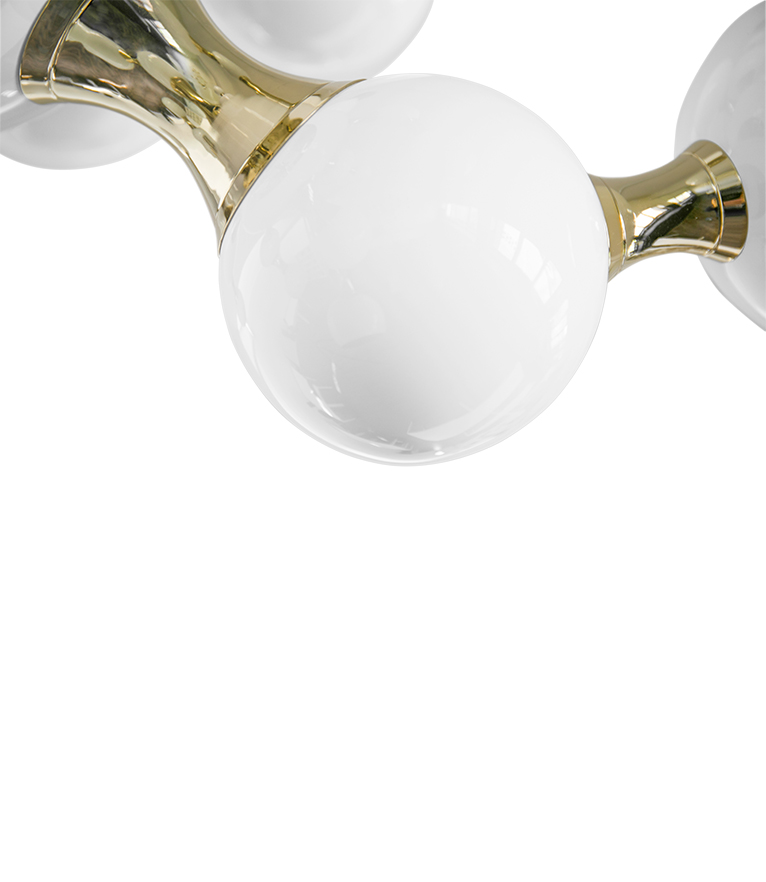 Atomic Pendant Light: With Gold-Plated Finishes For A Contemporary Design - Home'Society