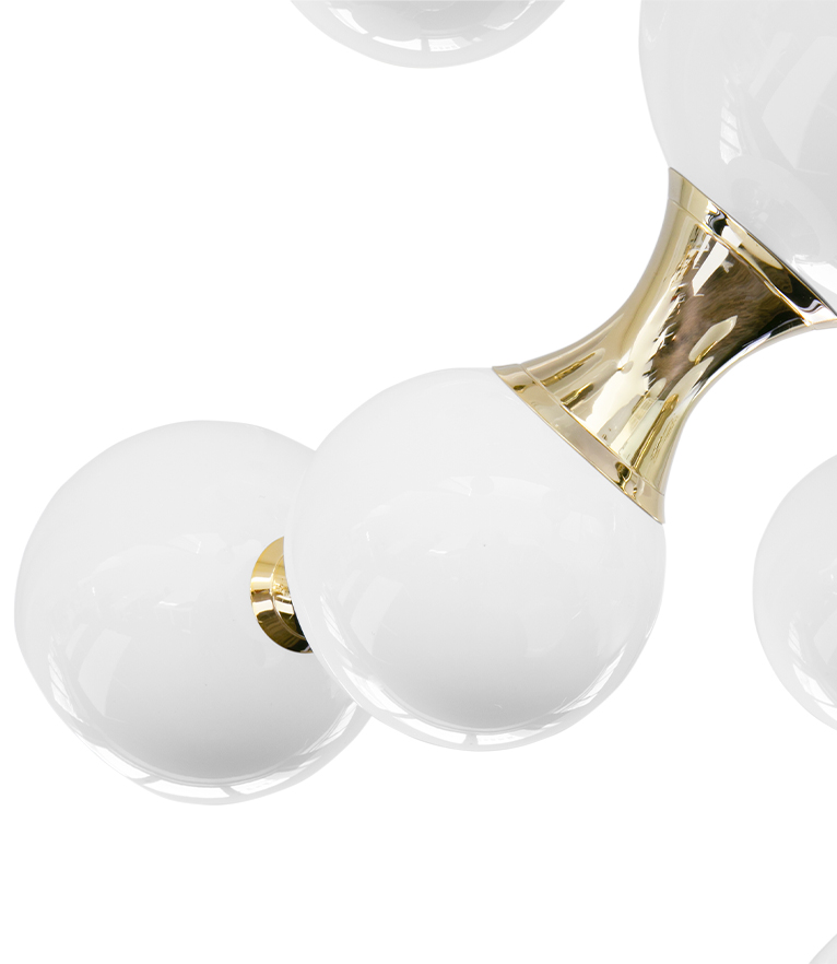 Atomic Pendant Light: With Gold-Plated Finishes For A Contemporary Design - Home'Society