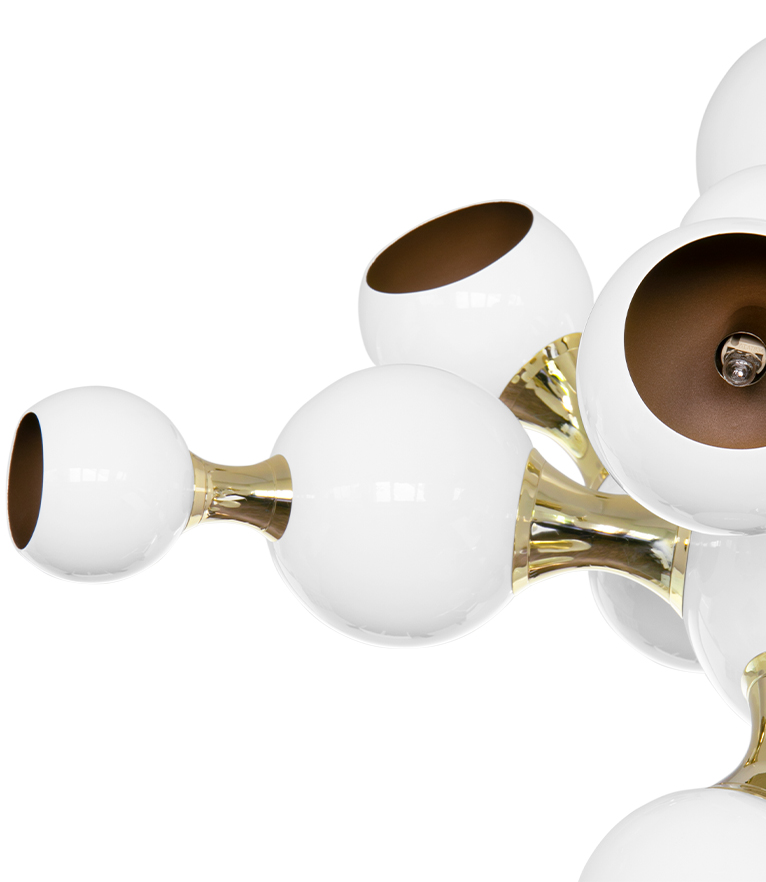 Atomic Pendant Light: With Gold-Plated Finishes For A Contemporary Design - Home'Society