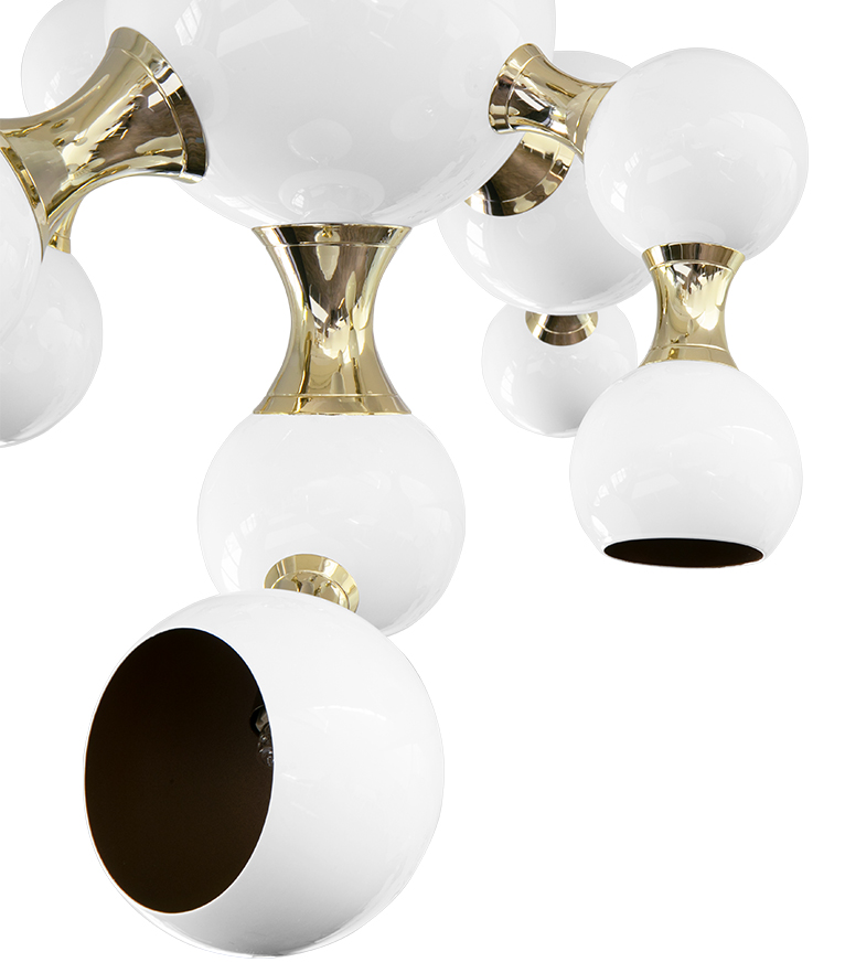 Atomic Pendant Light: With Gold-Plated Finishes For A Contemporary Design - Home'Society