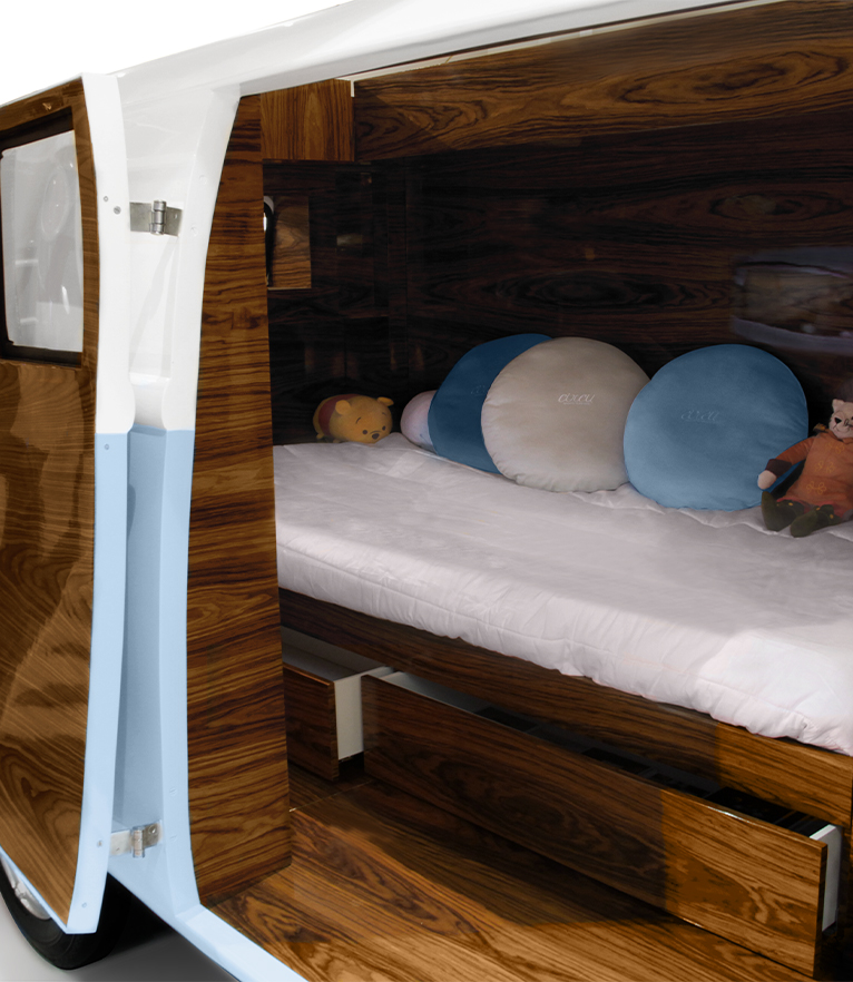 Bun Van Bed - Iconic 60’s For Your Kid's Room - Home'Society