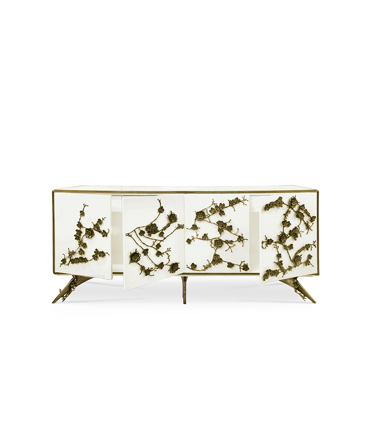 Spellbound Cabinet - Embellished With Organic Hardware - Home'Society