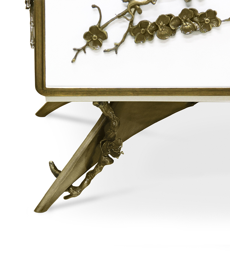 Spellbound Cabinet - Embellished With Organic Hardware - Home'Society