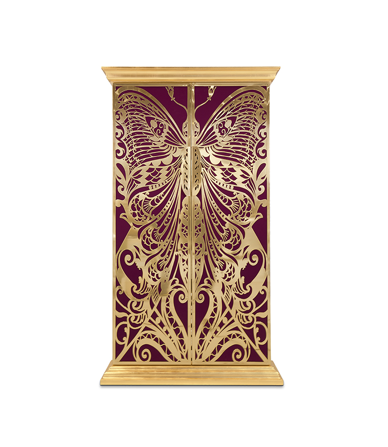 Mademoiselle Armoire - French Decorative Metal Butterfly Doors - Home'Society
