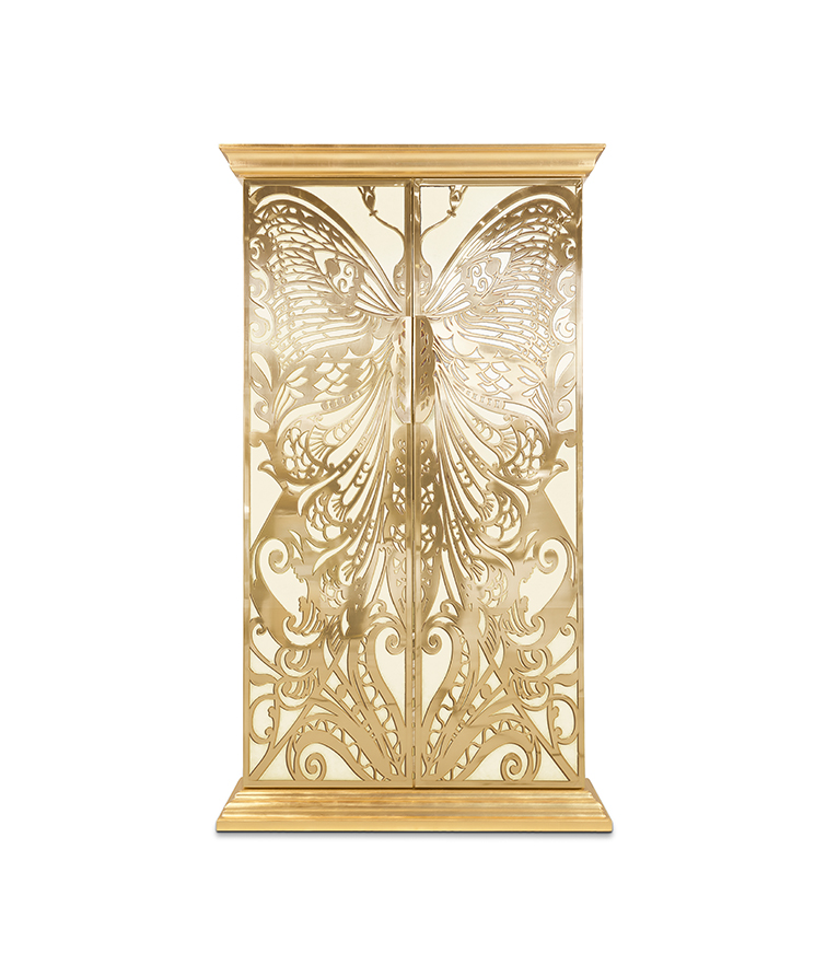 Mademoiselle Armoire - French Decorative Metal Butterfly Doors - Home'Society