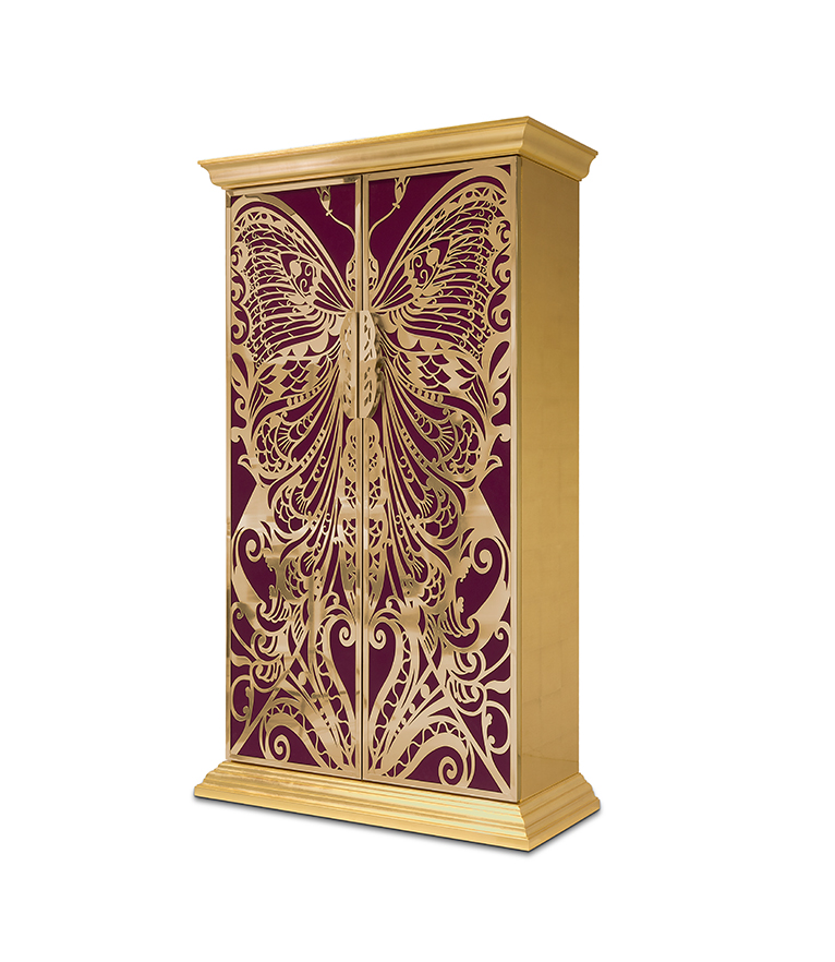 Mademoiselle Armoire - French Decorative Metal Butterfly Doors - Home'Society