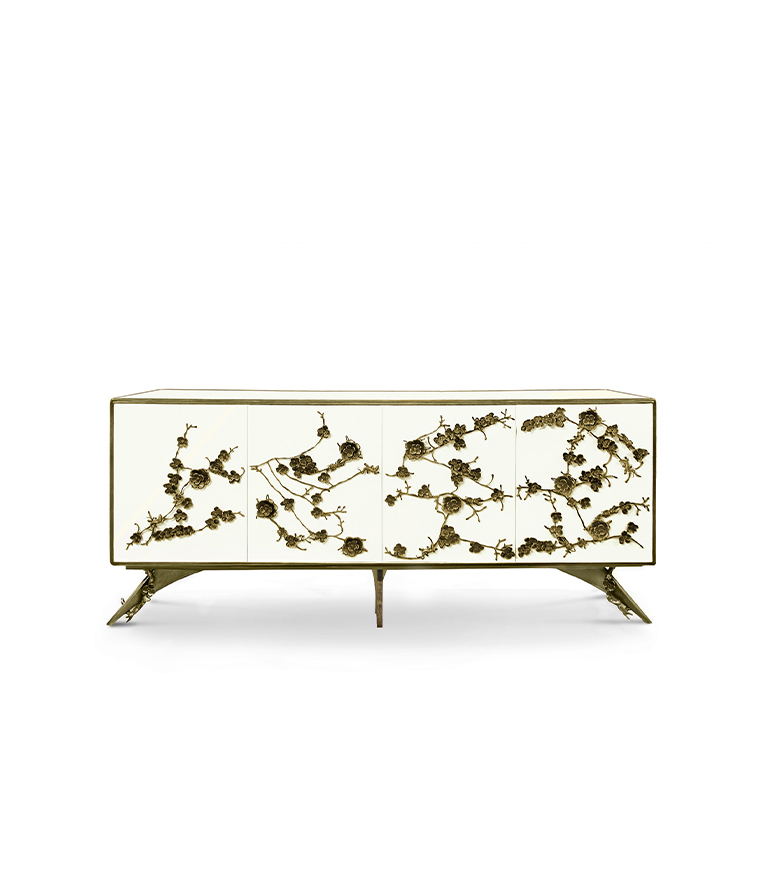 Spellbound Cabinet - Embellished With Organic Hardware - Home'Society