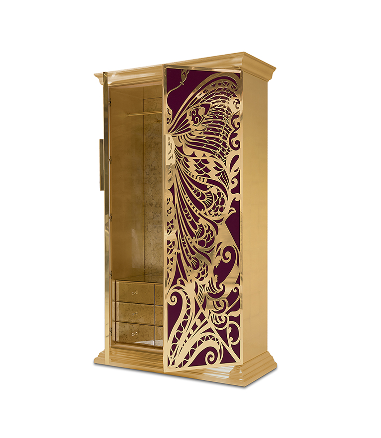 Mademoiselle Armoire - French Decorative Metal Butterfly Doors - Home'Society