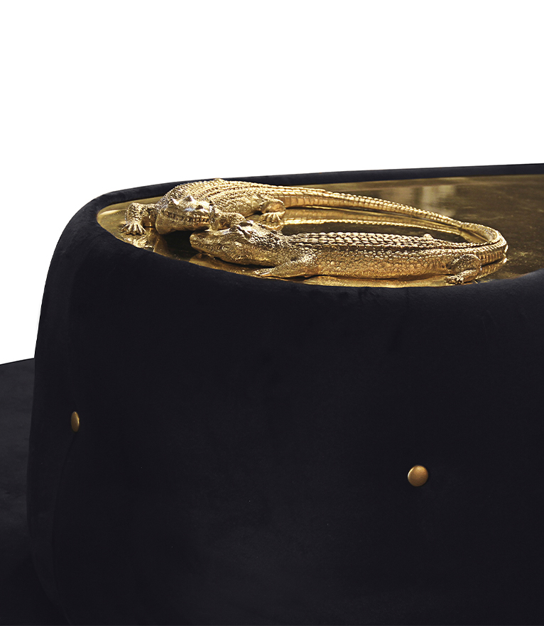 Reptilia Sofa - Curves By a Meticulously Hand Carved Crocodile - Home'Society