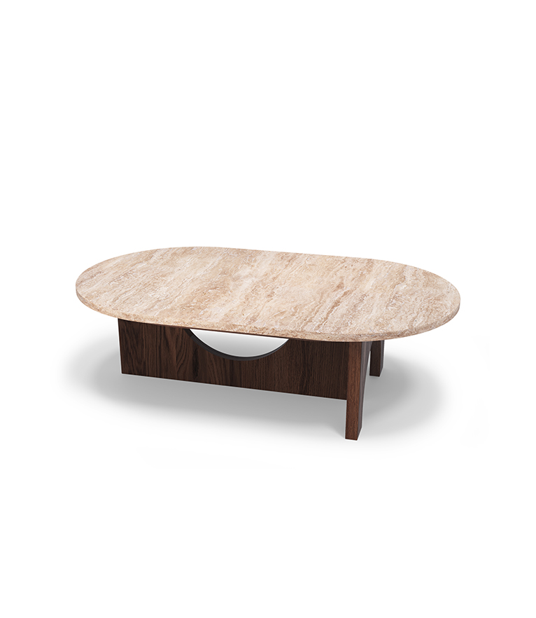 Affogato Oval Coffee Table - Elegant And Harmonious Option For a Modern Living Room - Home'Society