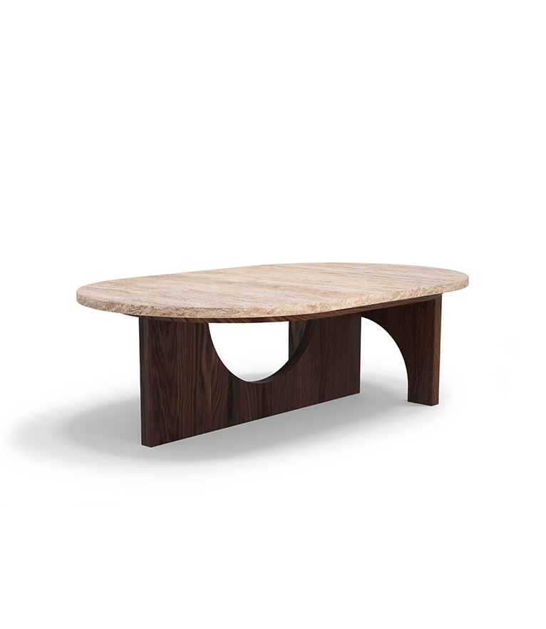 Affogato Oval Coffee Table - Elegant And Harmonious Option For a Modern Living Room - Home'Society