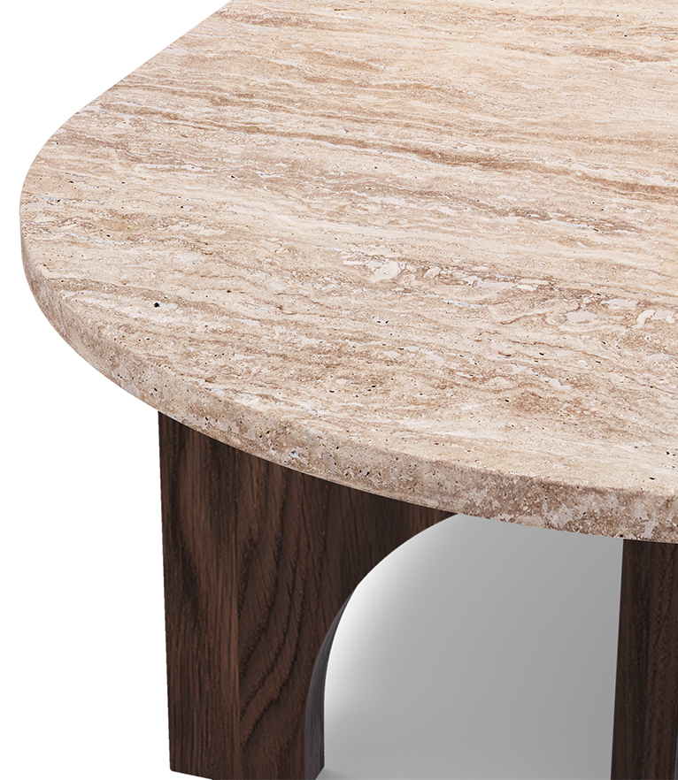 Affogato Oval Coffee Table - Elegant And Harmonious Option For a Modern Living Room - Home'Society