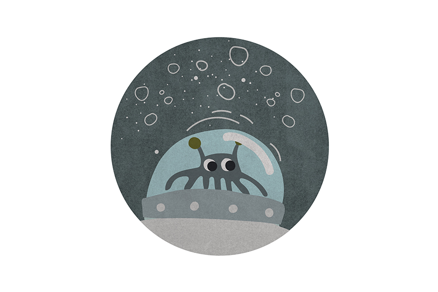 Mr. Martion Round Rug - Special Creature